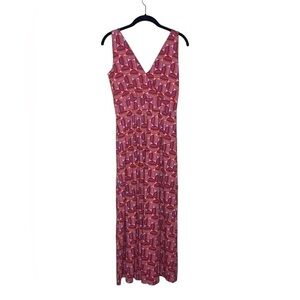 GARNET HILL Modern Surplice Maxi Dress